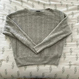 Nicole Miller NY size M Grey open knit